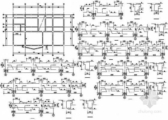 别墅地基基础资料下载-三层框架别墅结构施工图