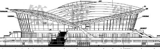 电视台建筑设计方案资料下载-某体育馆建筑设计方案