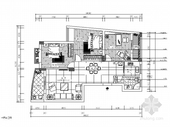 95平两居室装修效果图资料下载-简洁现代风格两居室装修图（含效果图）