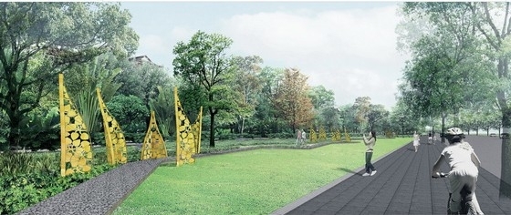 [成都]东南亚风情别墅区景观概念设计方案（广州著名景观设计公司）-效果图 