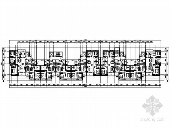 [河南]托斯卡纳风格住宅小区规划设计方案文本（含住宅及幼儿园cad）-托斯卡纳风格住宅小区规划设计方案平面图