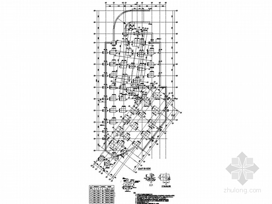 两层框架配筋资料下载-[长沙]两层框架结构博物馆配套用房结构施工图（造型奇特）