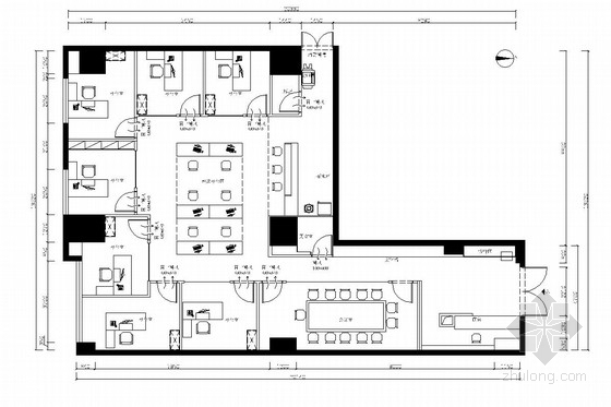 有限作业空间安全方案资料下载-[北京]网络通讯设备安全科技有限公司办公室装修图