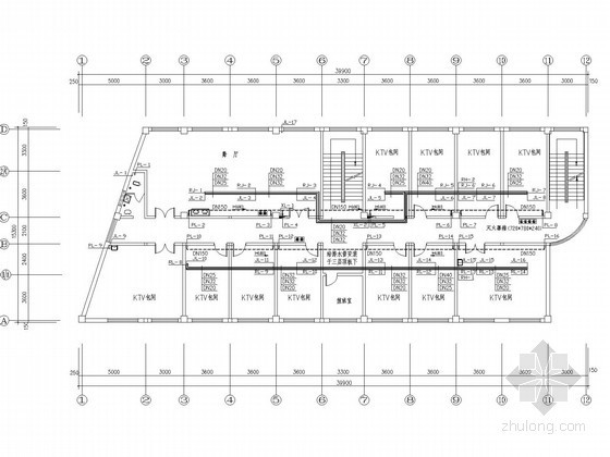 小学综合楼设计图纸资料下载-[云南]综合楼水暖设计图纸（商业 娱乐 办公 酒店）