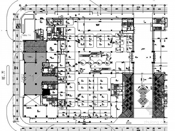 2000平米办公室施工图资料下载-[苏州]工业园区5万平米国有控股中外合资连锁商场装修施工图（含效果及实景）