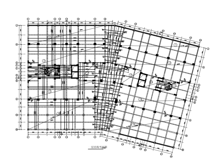 12层框架住宅楼平面图资料下载-[广东]12层框架结构住宅楼结构施工图（CAD、13张）