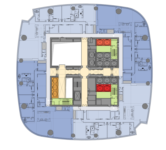 [武汉]438米办公酒店综合体建筑设计方案文本（华东设计研究院）-438米办公酒店综合体建筑设计方案文本（华东设计研究院）