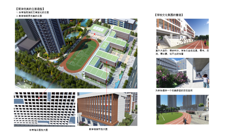 [广东]秋硕小学建筑设计方案文本-立面造型