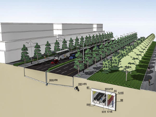 公路综合管沟资料下载-城市综合管廊天然气管道敷设