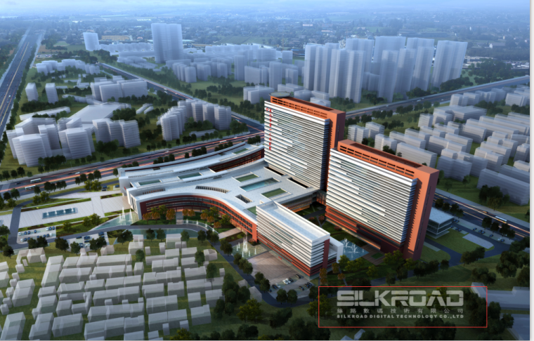[武汉]某市第一人民医院新院区方案文本（CAD+视频+估算+效果图）-效果图1
