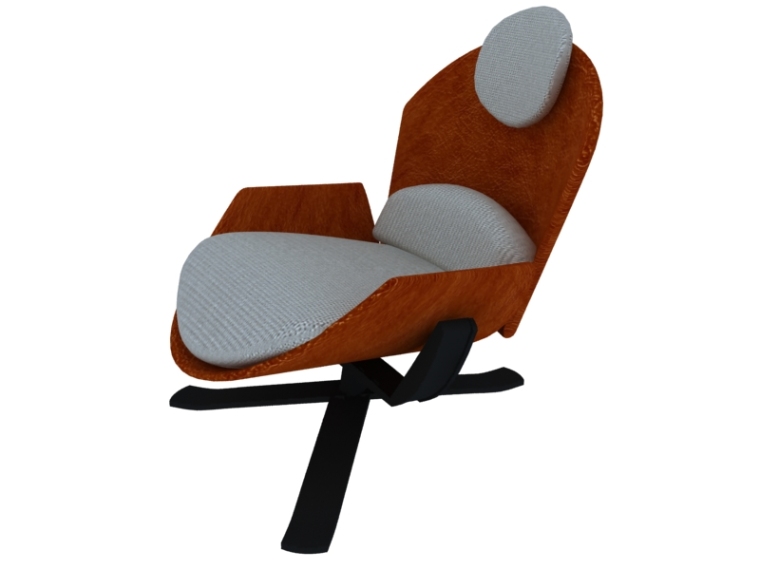 舒适办公椅资料下载-舒适办公椅3D模型下载
