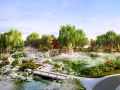 [北京]江南水乡新中式别墅庭院景观设计全套施工图（附景观效果图）