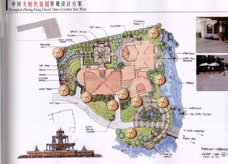 [上海]中房大时代花园全套概念性景观文本-平面图