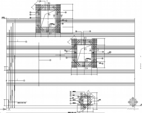 120m钢箱梁设计图纸资料下载-某120m烟囱筒身结构施工图
