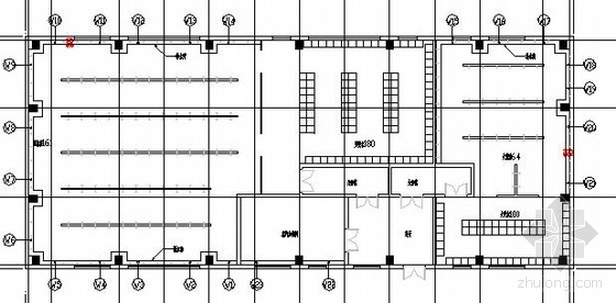 体育浴室CAD图资料下载-浴室给排水设计图
