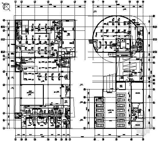 文化中心CAD平面图资料下载-某文化中心空调设计图
