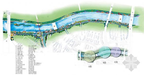 西安浐河滨河公园景观设计方案