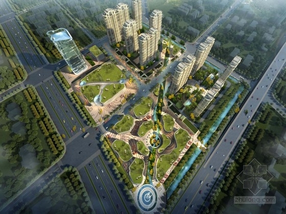 住区规划城市综合体资料下载-[江苏]超高层城市综合体规划及单体设计方案文本（知名地产）