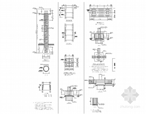 [安徽]32层框架剪力墙结构商住楼结构图（含建筑图、计算书、PKPM模型）-基础详图
