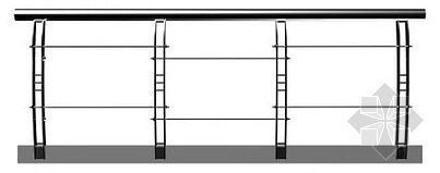 扶手栏杆模型资料下载-栏杆扶手11