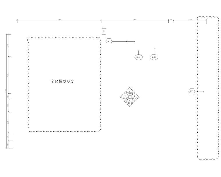 香港Moty’s   Design-成都悦城会所室内装修设计|CAD施工图+物料表+效果图-3入口大堂平面布置图