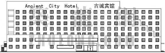 餐馆旅馆建筑设计资料下载-某中型旅馆建筑设计方案
