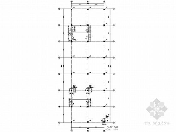 两层私人商住楼设计施工图资料下载-两层框剪结构商住楼结构施工图