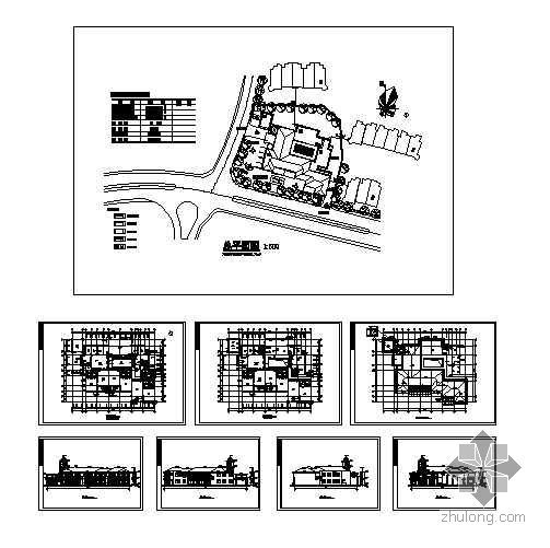 某居住小区二层六班幼儿园建筑设计方案(有效果图)- 