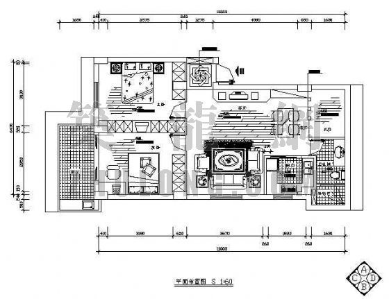 室内设计方案带平面图资料下载-二居室室内设计方案装修图