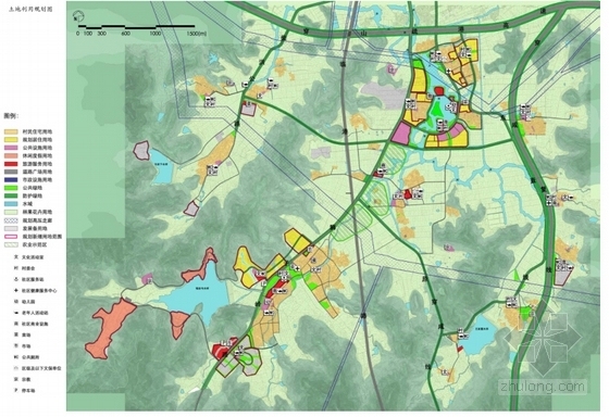 [浙江]山清水秀新农村景观规划设计-土地利用规划