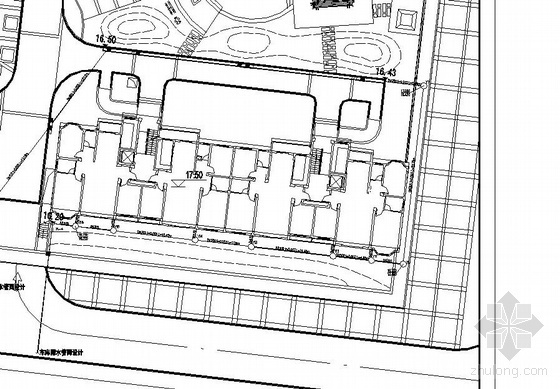 地下停车场管道设计图纸资料下载-某工程车库部分雨水管道设计图纸