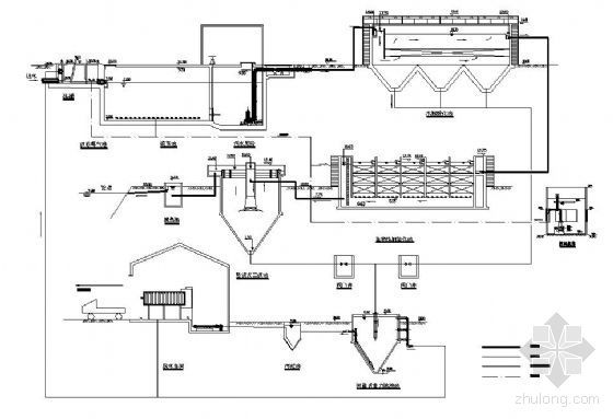 江苏某印染厂废水处理工程课设图纸-2