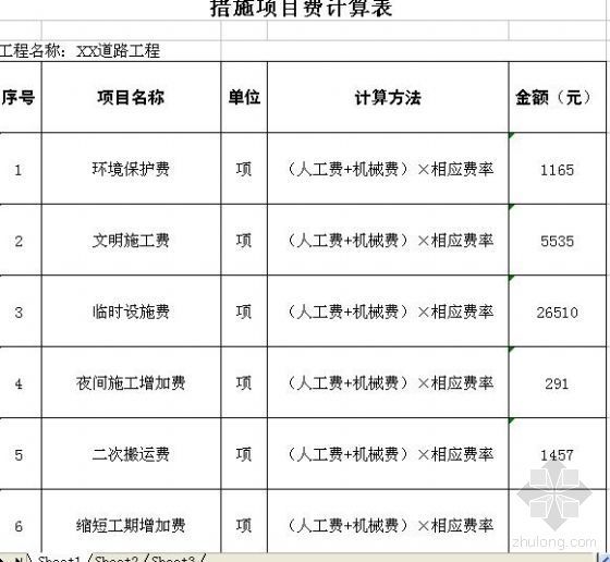重庆道路工程清单限价资料下载-某道路工程清单报价书