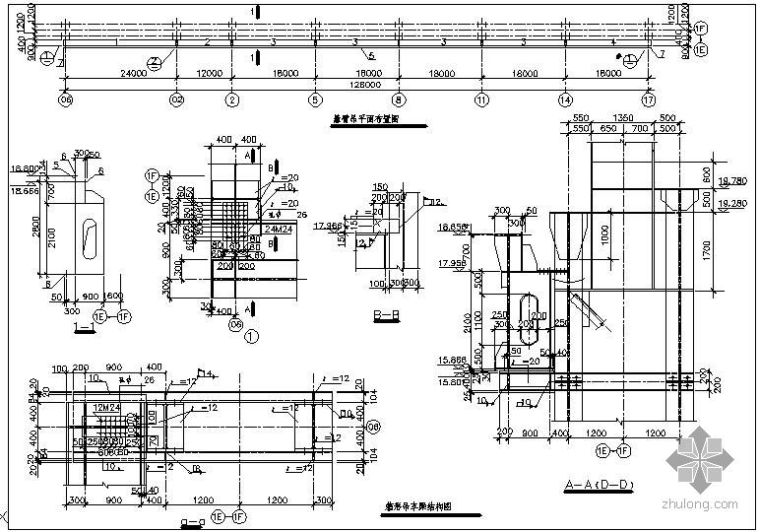 工形梁楼板节点资料下载-某箱形吊车梁结构节点构造详图