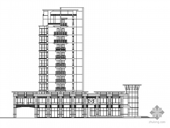 江西住宅楼建筑施工图资料下载-某十二层住宅楼建筑施工图