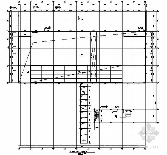 混凝土框架架构厂房施工图资料下载-[湖南衡阳]框架厂房建筑结构施工图