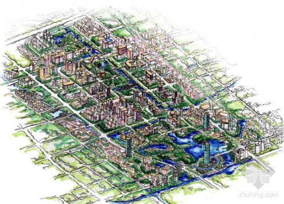 城郊概念规划资料下载-嘉定区域城市景观设计