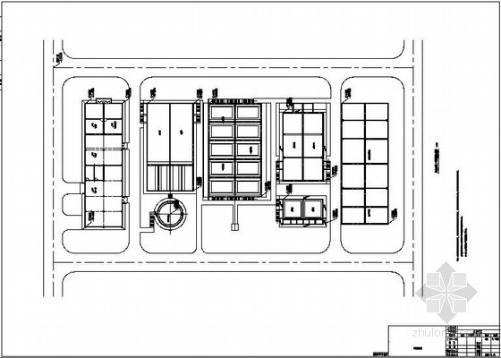 水解酸化池cad图纸资料下载-[江苏]某医药公司废水处理工程图纸