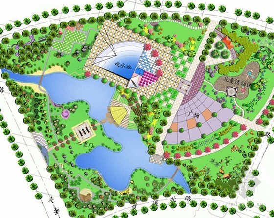 大型公园式园林概念方案资料下载-[杭州]公园概念设计方案