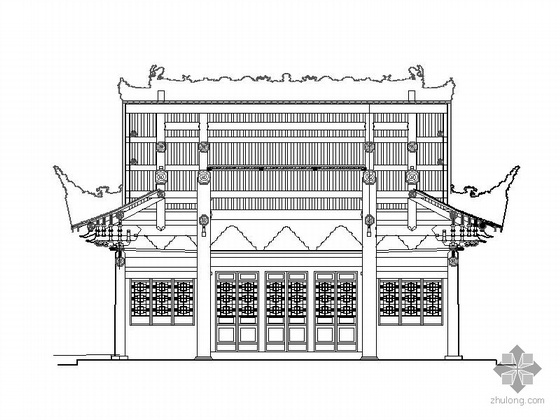 四川某古建筑维修施工图- 