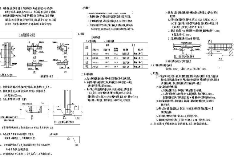 [广东]某3层新农村独栋别墅建筑设计文本（包含CAD+效果图）-结构设计说明