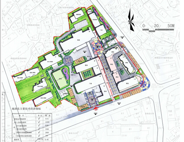 [湖南]高层现代风格常规项人民医院建筑设计方案文本（CAD+文本）-高层现代风格常规项人民医院建筑分析图