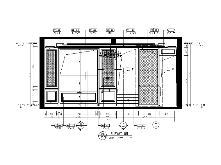 [上海]欧式联排别墅CAD施工图（含效果图、实景图、3D模型）-【上海】欧式联排别墅CAD施工图（含效果图、实景图、3D模型）立面图