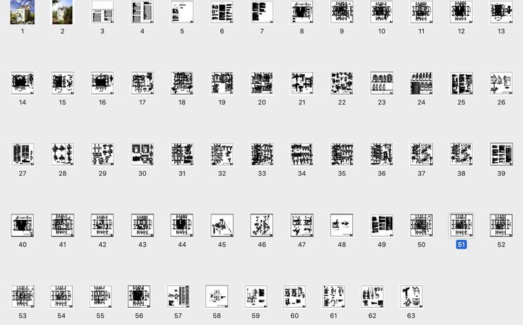 美式3层独栋别墅建筑设计施工图（含全套CAD图纸）-屏幕快照 2019-01-09 上午10.49.02