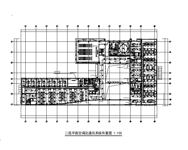 空调箱施工图资料下载-上海五层办公楼暖通空调设计施工图