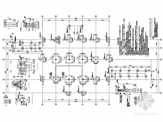 3层食堂CAD资料下载-[湖南]地上二层框架结构食堂结构施工图