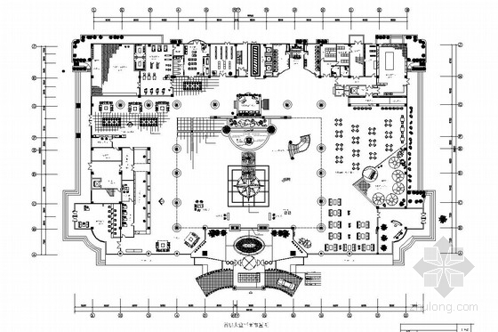 [北京]市中心繁华地带国际酒店室内施工图