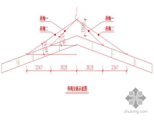 21m跨钢结构屋架结构图资料下载-某羽毛球馆钢屋架吊装专项施工方案