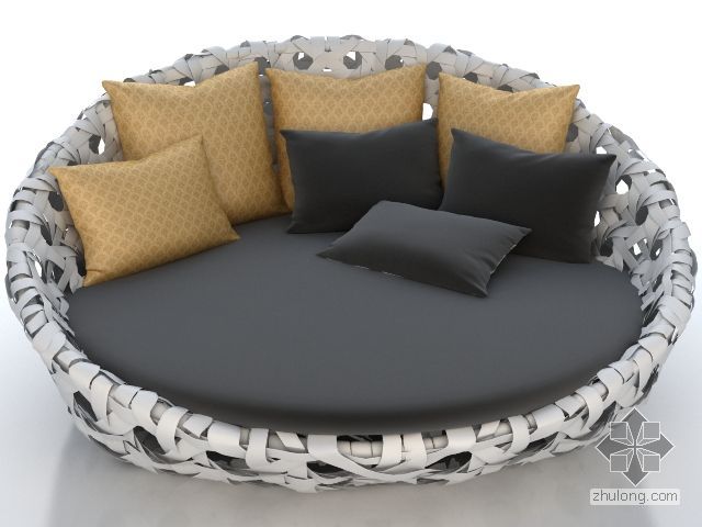 沙发躺椅3d模型资料下载-时尚沙发躺椅