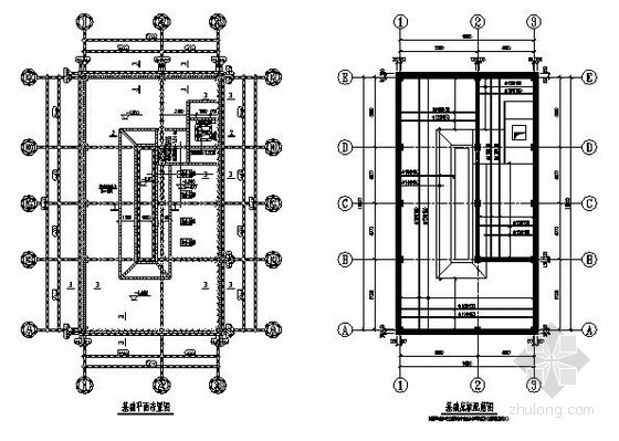 建筑挡土墙设计使用年限资料下载-[辽宁]两层框架水泵房结构施工图（含挡土墙结构）